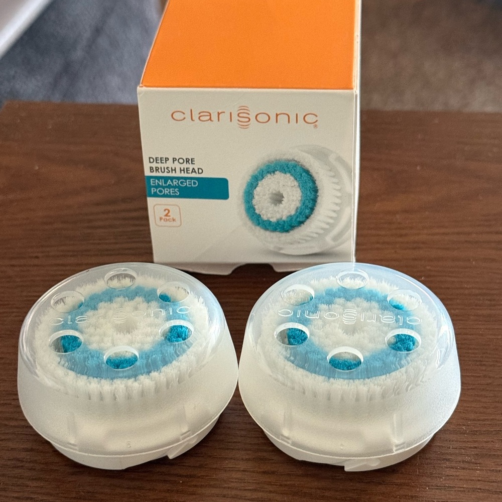 Clarisonic Blue and White Brush Heads - 2 Pack